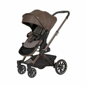 Mercedes-Benz Avantgarde Kinderwagen Tartufo – luxe 3-in-1 kinderwagen met stijlvolle afwerking, zwartzilveren velgen en verstelbare kap.