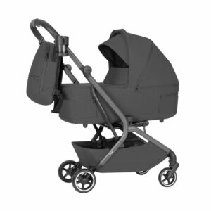 Carrello Magia CRL-6555 kinderwagen met omkeerbare zitunit en grote kap, ideaal voor stad en reis.