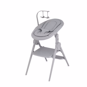 Anex Ozy 3 in 1 kinderstoel grijs met baby nestje, kinderstoel en leertoren functie