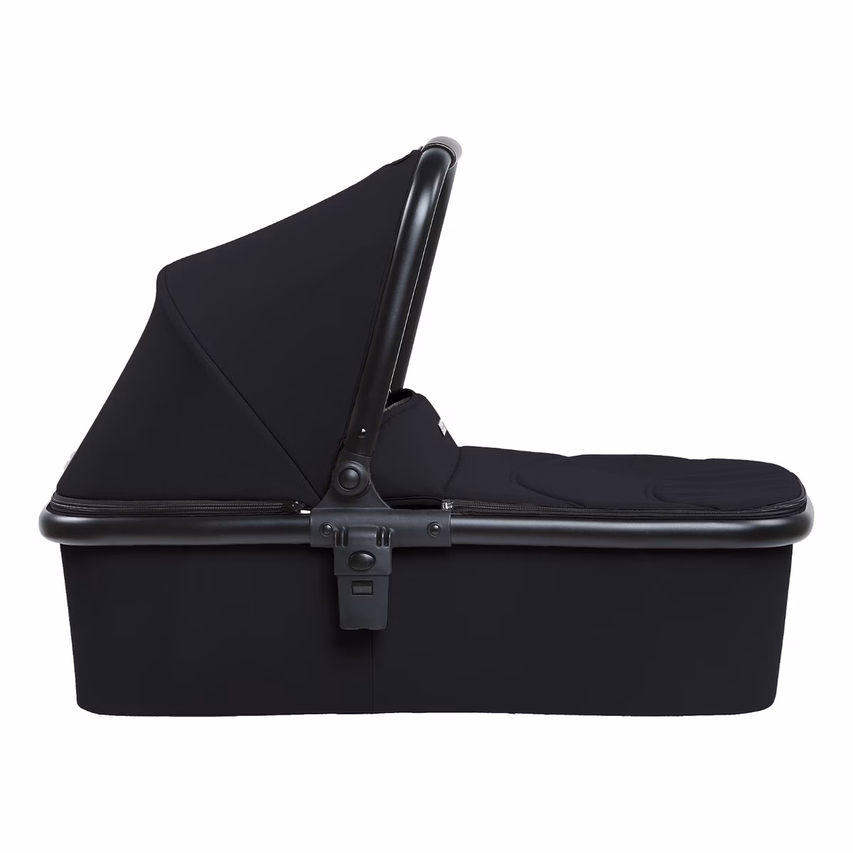 Titaniumbaby Solid Pollux reiswieg zwart voor pasgeboren baby op tandem kinderwagenframe